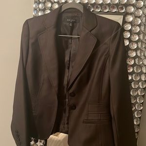 Women’s Nine West Suit Jacket Blazer New Dark Brown 6